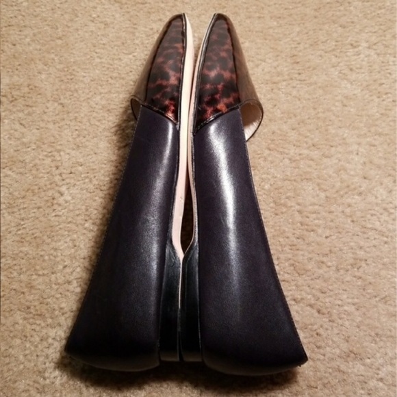 cole haan leopard print flats